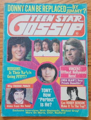 Teen Star Gossip Magazine May 1975 Donny Osmond Robby Benson Michael Gray
