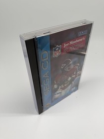 SEGA Joe Montana's NFL Football (Sega CD, 1993 NTSC-U/C) Case Disc Manual
