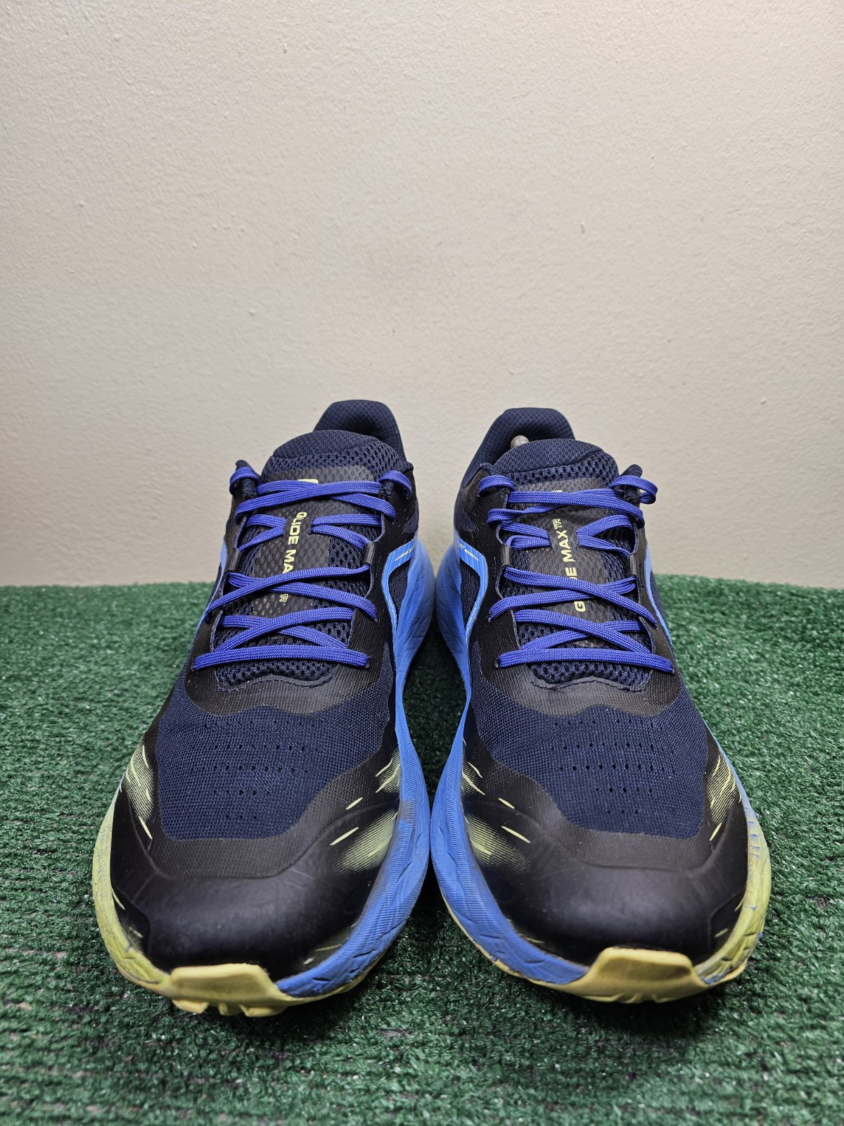 Scarpe da trekking Salomon Glide Max TR uomo 12 trail Granada cielo zaffiro scuro lime