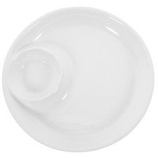 Divided Soup Sandwich Plate Ceramic Soup Bowl Plate soup bowl and sandwich plate