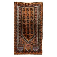 Tappeto Beluci Iran Lana Nodo Fine Fabbricazione Manuale 166 x 97 cm Originale