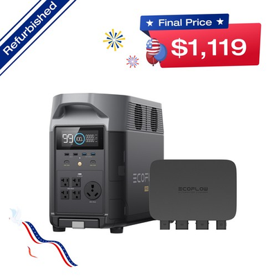 #ad EcoFlow 800W Alternator Charger with Power Station Certified Refurbished $573.75