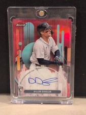2025 Topps Finest Dillon Dingler Red Auto /5 RC Rookie Tigers 5/5 BOOKEND SSP 🔥