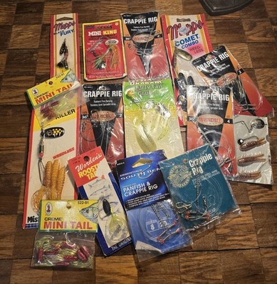 Mepps Rooster Tail Fishing Lure Lot New Crappie Rigs Spinnerbait Panfish