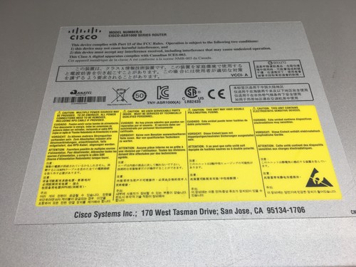 Routeur de services Cisco ASR1002-X avec adaptateur port partagé SPA-1X10GE-L-V2 - Photo 4/8