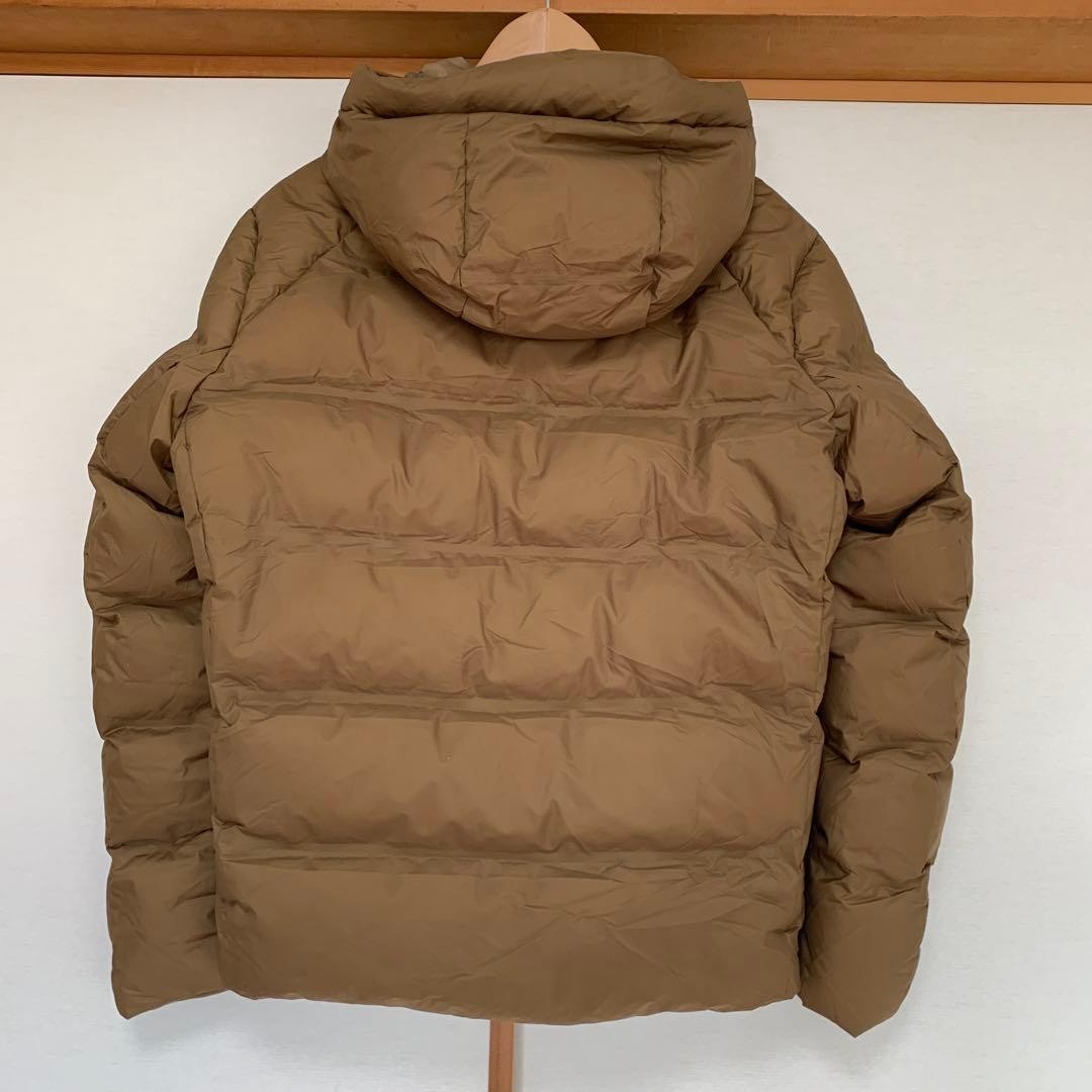 Uniqlo Seamless Down Parka Brown M Warm Puffer Jacket Indoor Winter Coat thumbnail 2