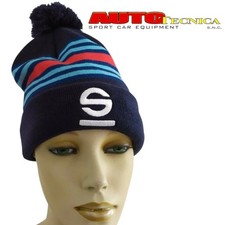 CAPPELLO INVERNALE SPARCO MARTINI RACING RICAMATO BERRETTO RALLY LANCIA DELTA