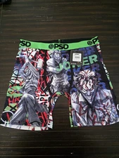 PSD Underwear Mens Boxer Brief Batman Joker Hypez NEW Size XL BLACK PURPLE GREEN
