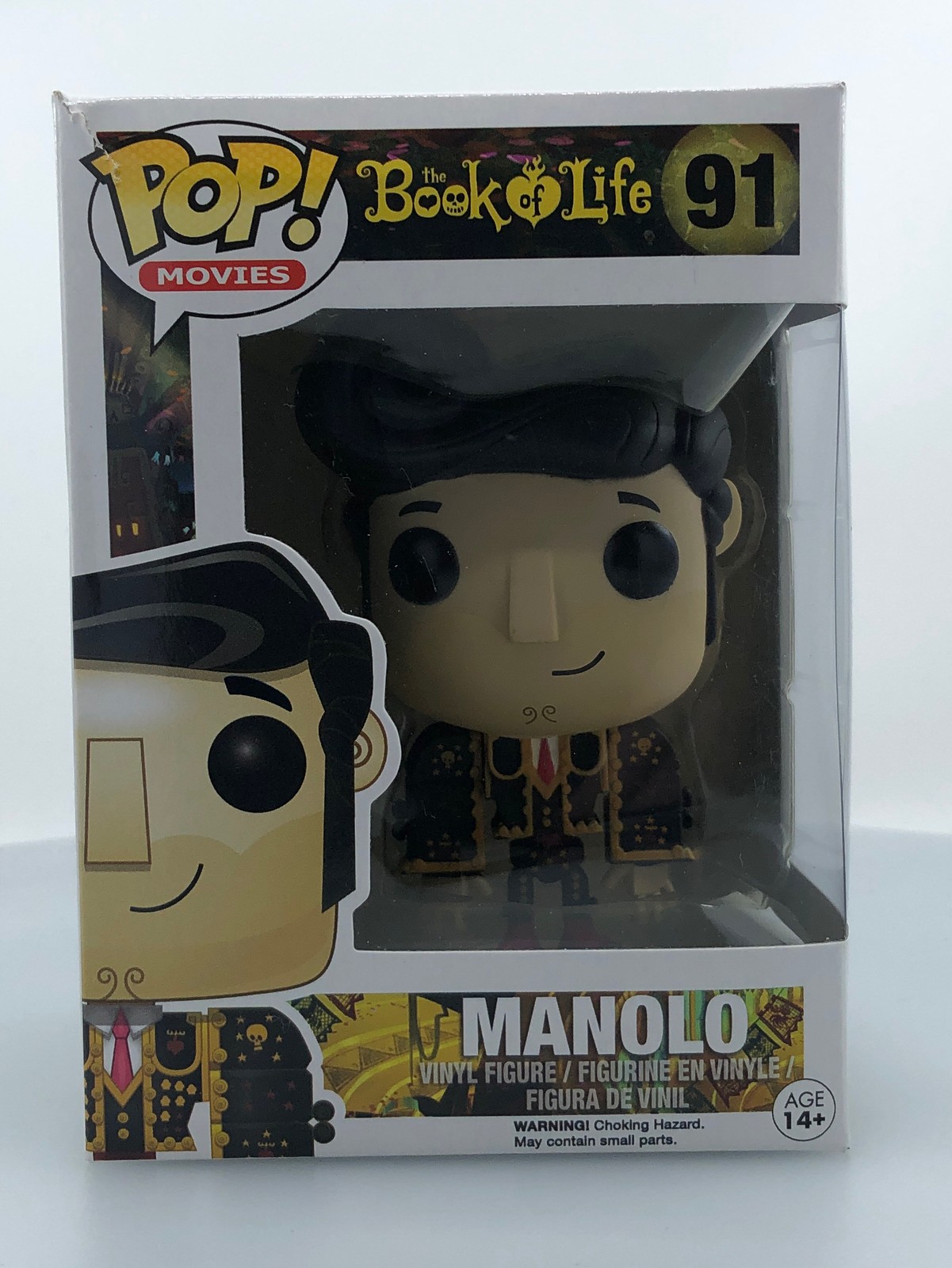Funko Pop! Figura Vinilo Libro De La Vida Películas Manolo Sánchez #91 Caja Dañada