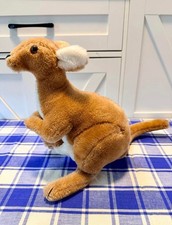 Vintage Dakin Kangaroo with Joey Plush Stuffed Animal