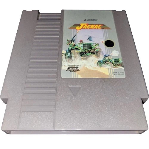 NINTENDO NES Jackal (Konami, 1988) *Game Only* authentic original cartridge NICE - Image 2 of 2