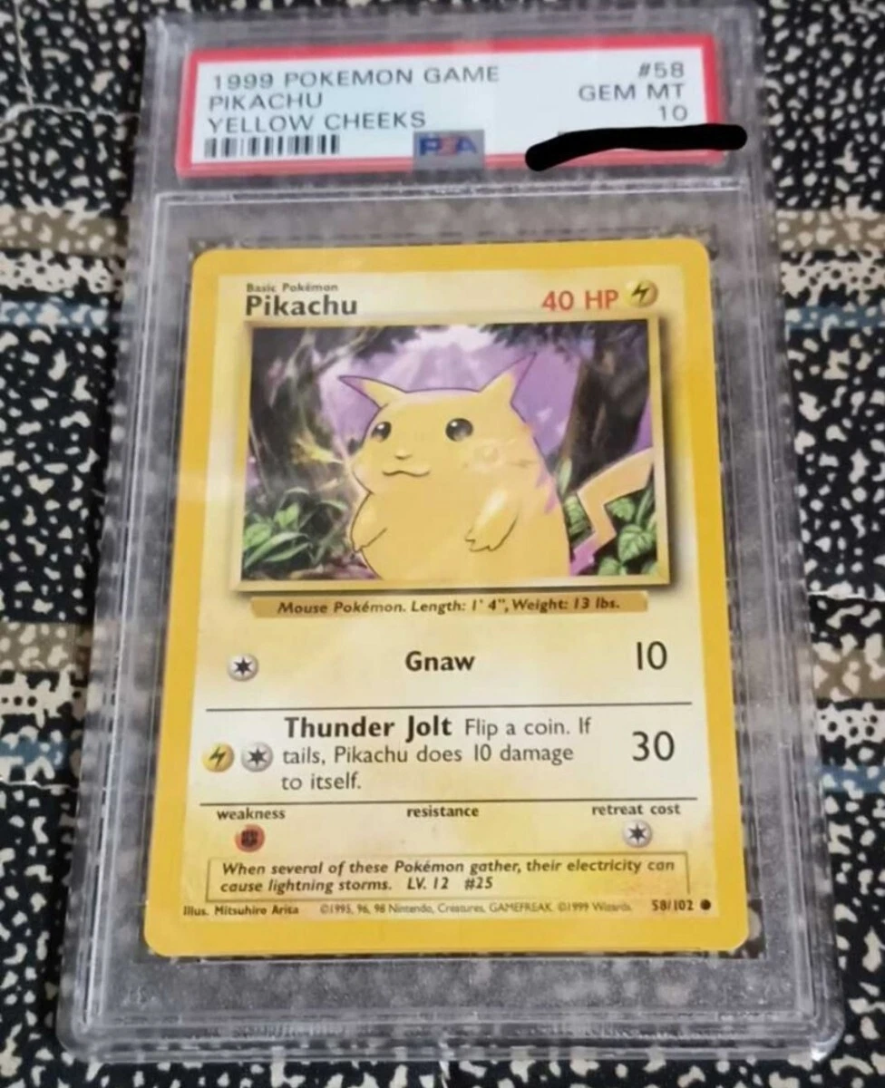 Pikachu Pokémon TCG Professional Sports Authenticator (PSA