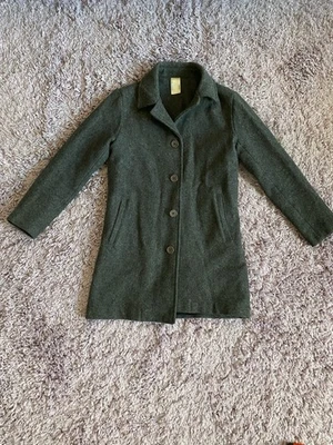 Chaquetón de lana vintage American Apparel unisex XXS XS gris carbón hecho en EE. UU. - Imagen 1 de 4