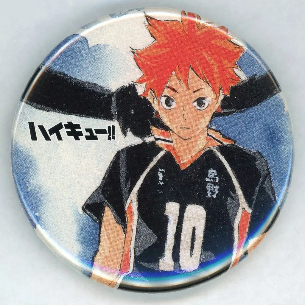 Haikyu Badge Pins Single Item Hinata Kageyama Can Set Of 2  Combi Jump Festa 201