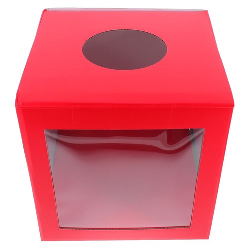 Boîte De Dons Acrylique Verrouillable Noir Mat – 16×10×12 Cm – Avec Serrure & Étiquette Interchangeable