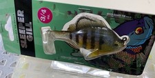 Megabass Sleeper Gill 3.2" 3/4oz Glitter Bass Lure Slow Sinking Fishing Bait