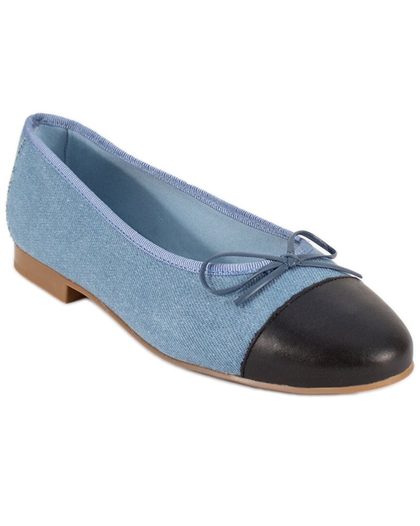 Menina Step Monique Leather Flat Womens Blue 35 19490₽