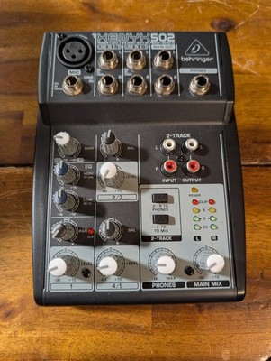 Behringer Xenyx 502 Premium 5-Input 2-Bus Mixer with Mic Preamp and British EQ