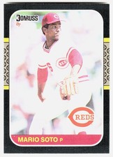 1987 Donruss #82 Mario Soto -VG