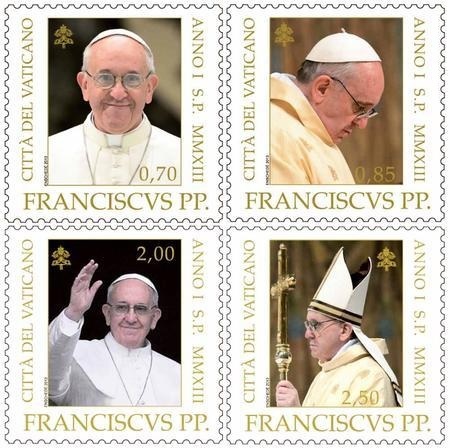 2013 Inizio del nuovo Pontificato - Vaticano - serie 4v - Picture 1 of 1