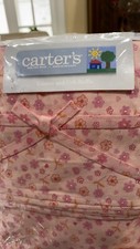 NEW Carter  s 2 Piece Set Valance And Crib Sheet Cotton