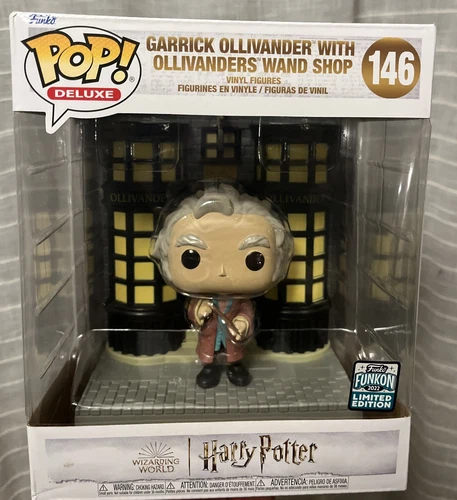 Funko Pop! Deluxe: Harry Potter - Garrick Ollivander with Ollivanders Wand Shop