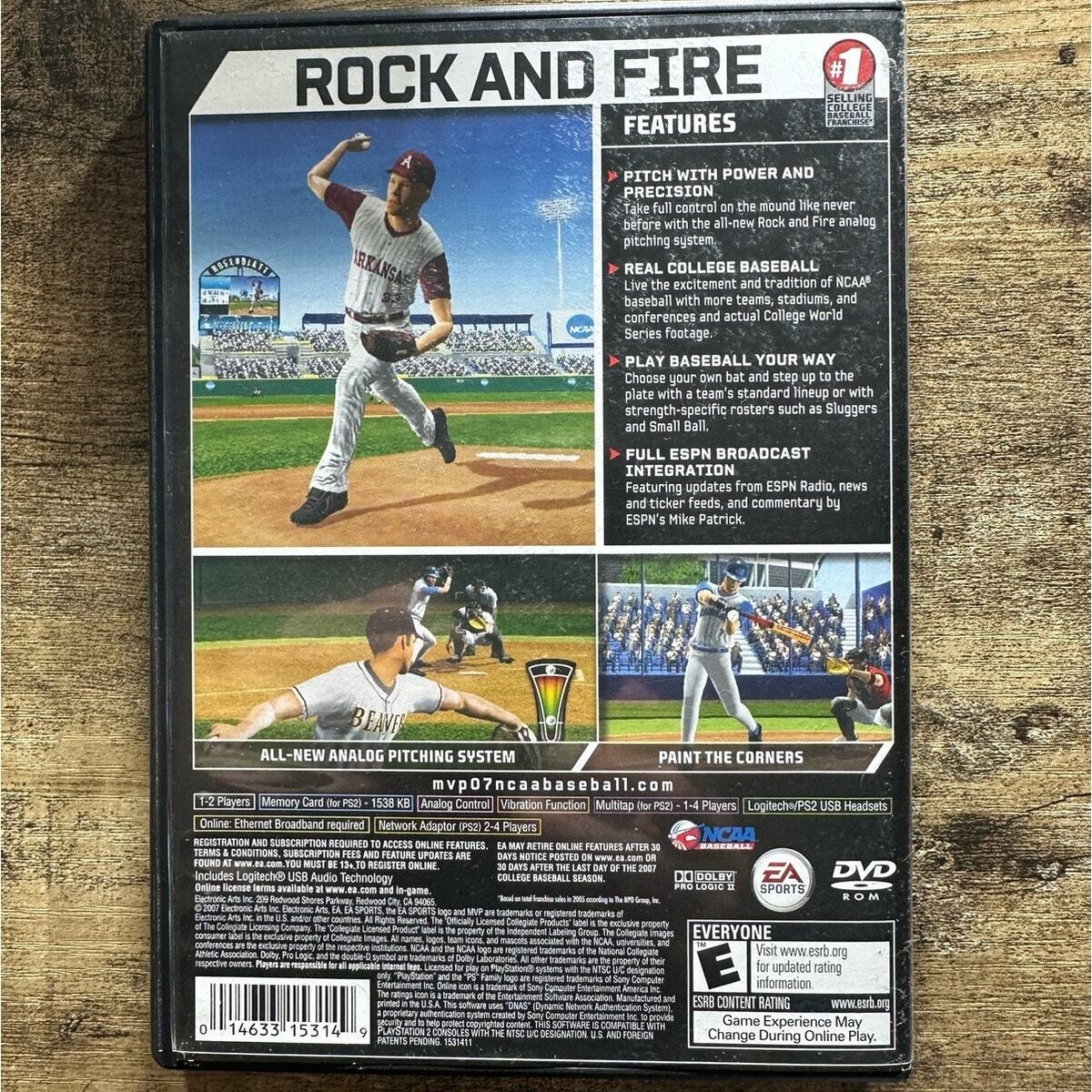 baseball。 MVP 07 NCAA Baseball Sony Playstation 2 PS2 Complete In Box