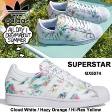 Adidas Originals Superstar Low Men's Shoes White Watercolor GX5374