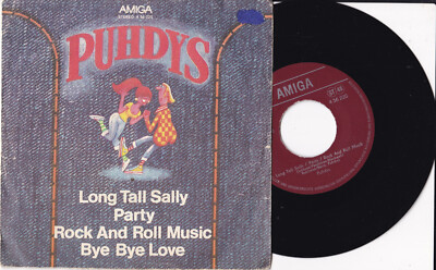 Puhdys -Long Tall Sally / Party / Rock And Roll Music // Bye Bye Love- 7'' 45