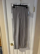 Champro Sports Youth MVP Open Bottom Baseball Pants Gray Size Large New