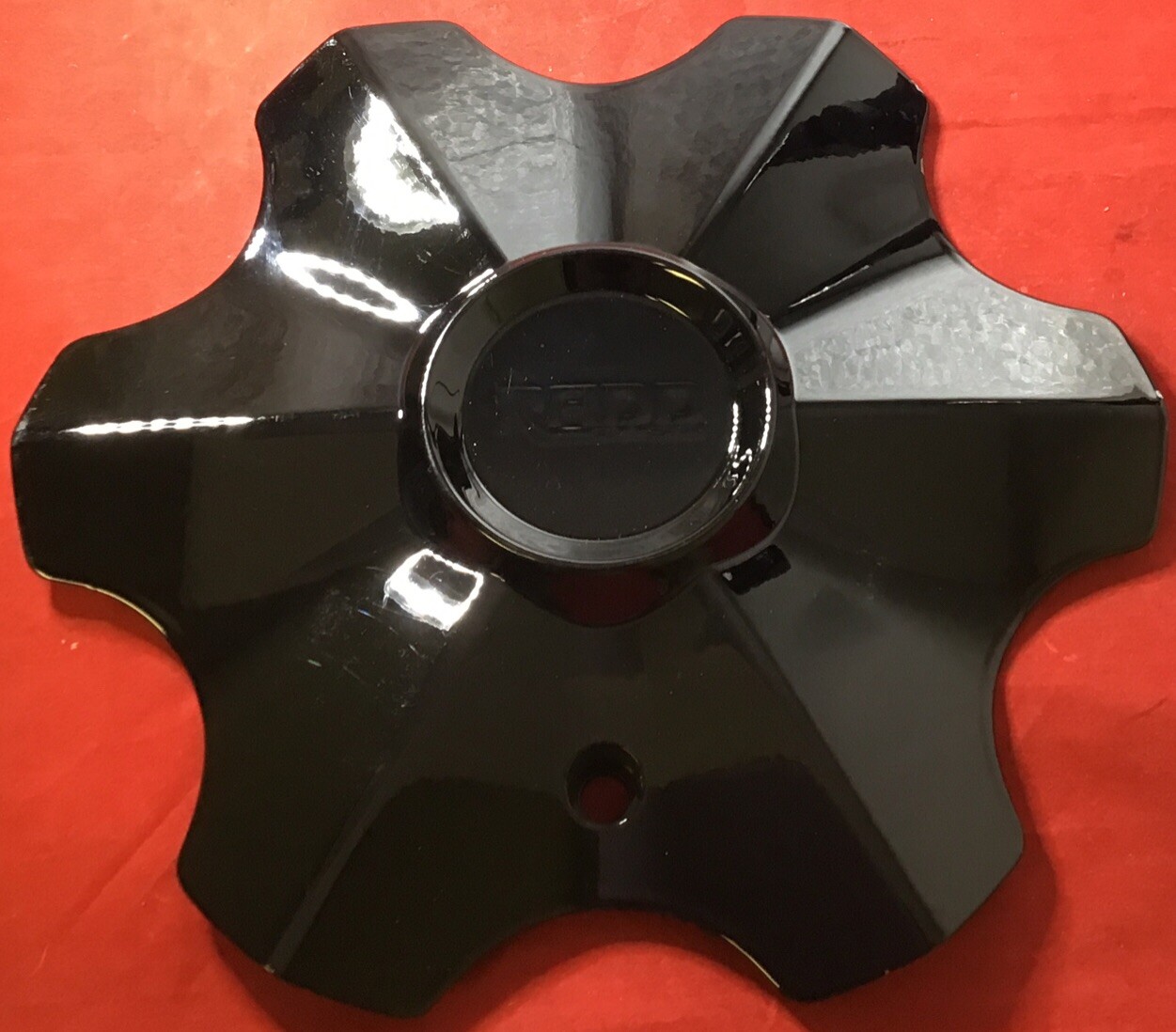 ONE NEW RADD WHEELS CAP747L233 LG0504-65 CUSTOM ALLOY GLOSS BLACK CENTER 9017