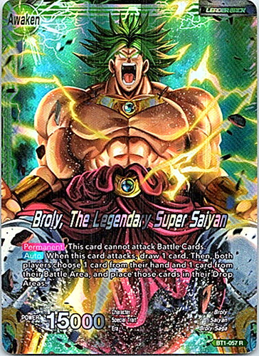 Broly FB08-122 SCR Alt Art Dragon Ball Fusion World Saiyan's Pride
