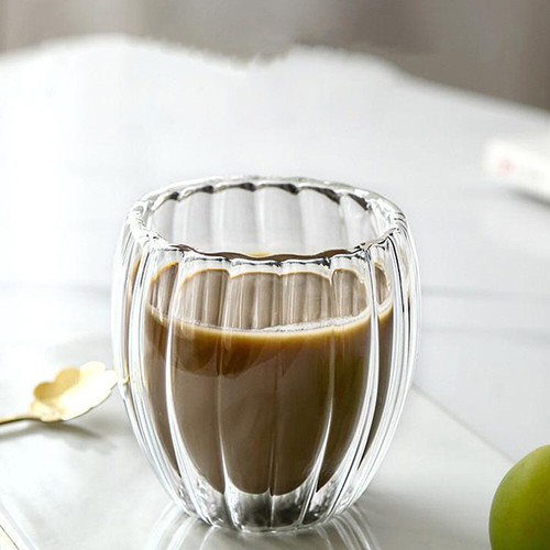Double Wall Insulated Glasses Thermal Coffee Glass Mug Tea Cup 250/350/450ML - Picture 8 of 19