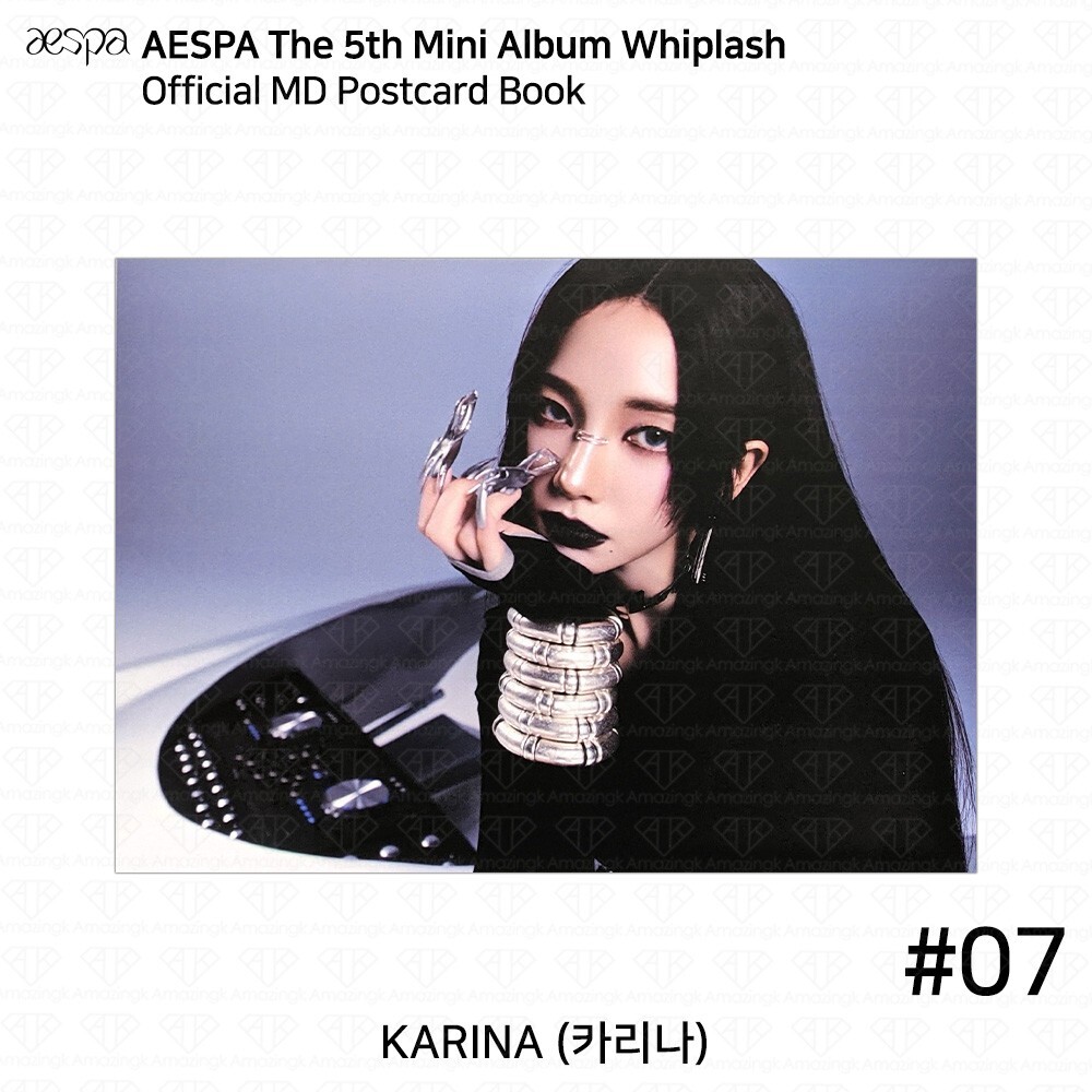 Aespa 5th Mini Album Whiplash POP UP MD Postcard Book Aespa 5th Mini Album Whiplash POP UP MD Postcard Book