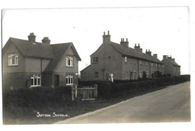 Sutton, Suffolk, RP Postcard.
