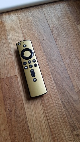 Amazon Fire TV NEW Stick Remote Vinyl Sticker Cover Matt Gold - Picture 6 of 7