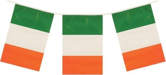 Ireland Plastic Flag Bunting