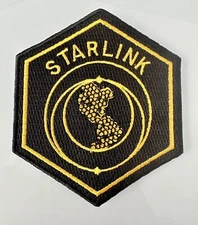 STARLINK PROGRAM FALCON 9 MISSION PATCH ANNIVERSARY EDITION 3.5” USA