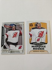 2018-19 O-Pee-Chee Marquee Rookies Retro Mackenzie Blackwood #533 RC 2 Cards 