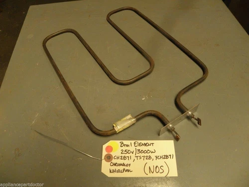 NOS Chromalox Whirlpool Broil Element CH2871 TS728 YCH2871 250v/3000w some rust