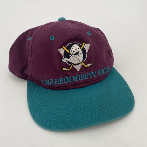 Vintage Anaheim Mighty Ducks Hat Snapback Cap NHL Hockey 90s