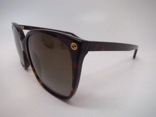 New Authentic Gucci GG0022S 003 Havana 