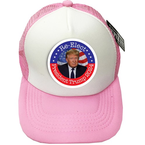 GORRA DE CAMIONERO DE MALLA DE ESPUMA IMPRESA ""Trump 2024" Presidente Voto Estados Unidos mantenga un gran sombrero - Imagen 7 de 10