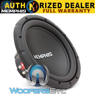 MEMPHIS SRX1244 12'' SUB 500W DUAL 4-OHM SUBWOOFER BASS SPEAKER CAR AUDIO NEW
