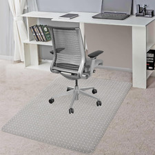 Chair Mat for Carpets, 30" X 48" Transparent Office Chair Mat for Low Pile Carpe
