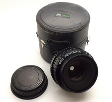 SMC Pentax-A 50mm 1:2 MF Lens for Pentax K Mount W/ Original Box  A Carry Case