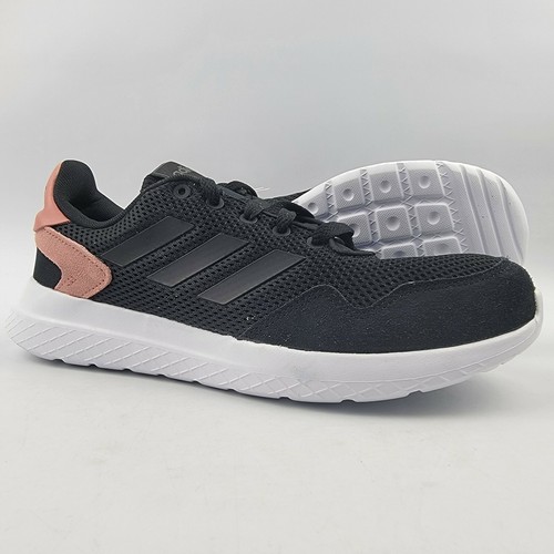Adidas Archivo Running Shoes Black Raw Pink White EF0451 Womens Size 8.5 |  eBay