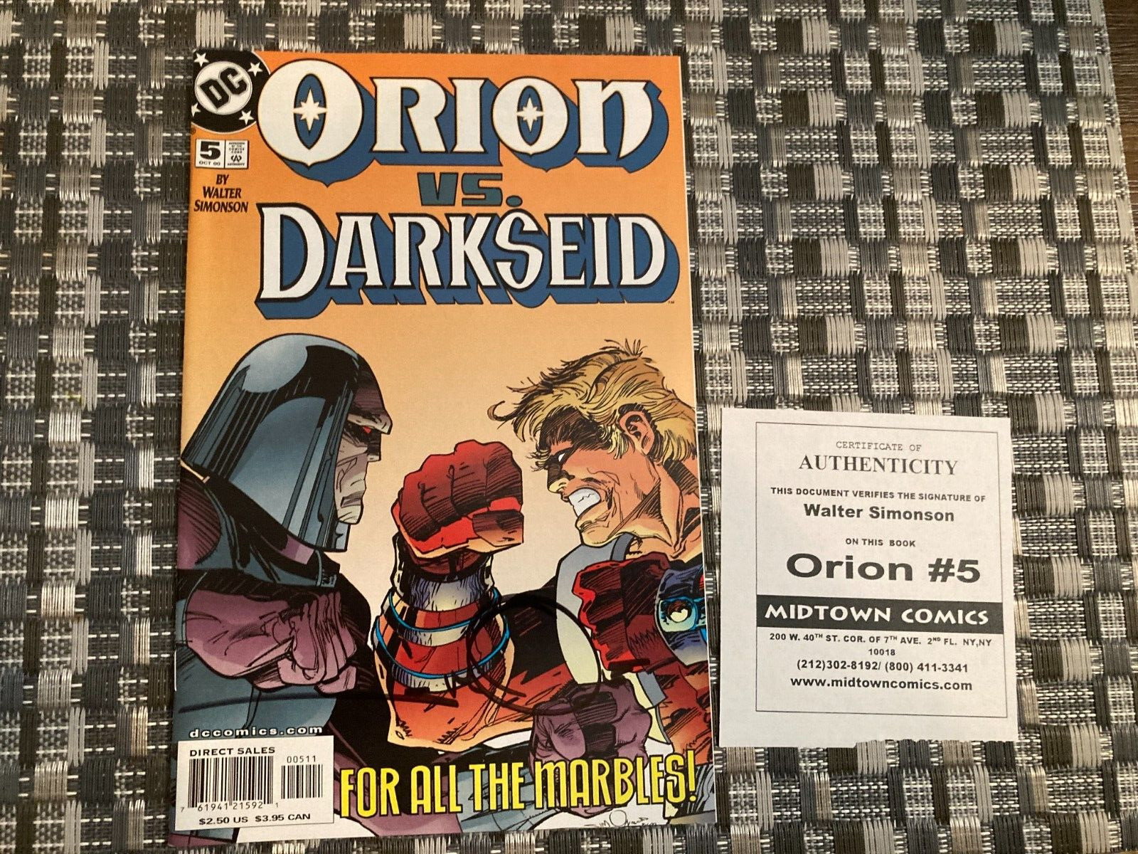 Orion #5 DC Comics 2000 Walter Simonson Signed!
