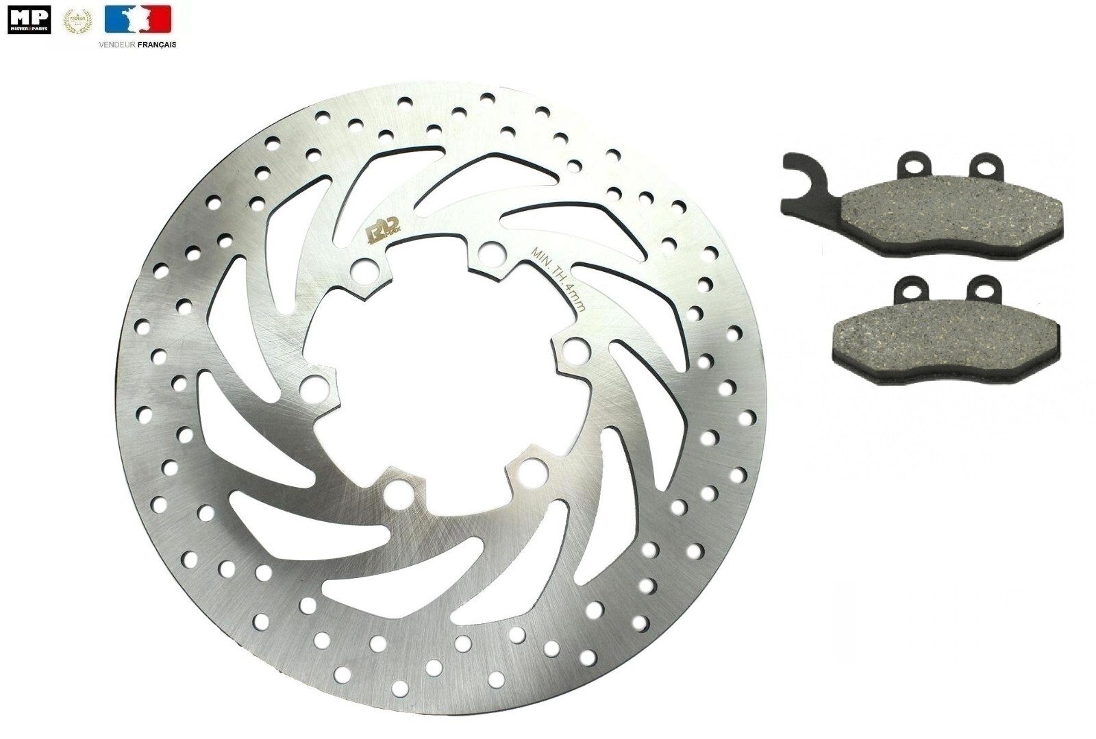 Pack freinage premium Piaggio Beverly 350 - Disque de 300mm et plaquettes haute durabilité