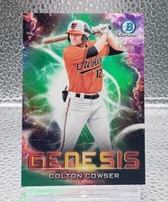 Colton Cowser (2021) Bowman Chrome Draft Green Refractor 